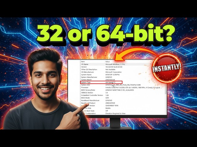 How to Know 32 or 64-bit in Windows 11 | Quick System Check