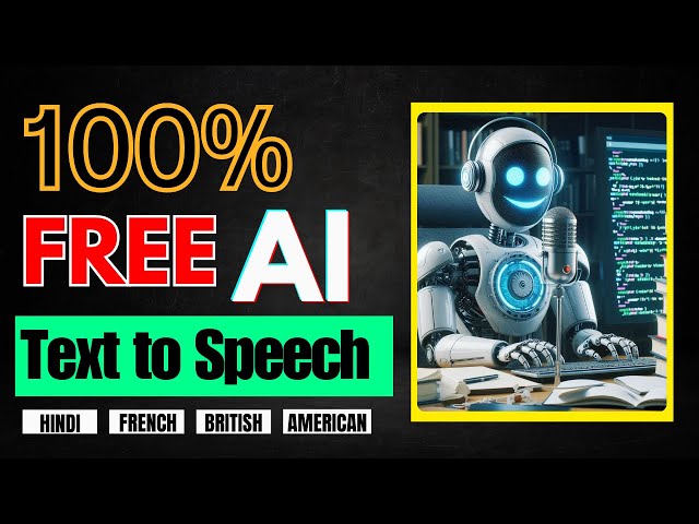 100% FREE AI Text To Speech Unlimited Voice Generation