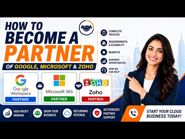 How We Became an Official Google, Microsoft & Zoho Partner?