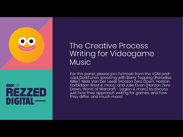 Rezzed Digital | The Creative Process Writing for Videogame Music | 15-18 July 2021