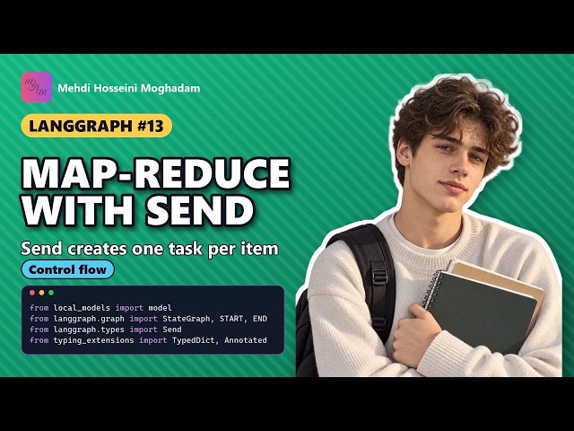 LangGraph #13: Map-reduce with Send – LangGraph API for Parallel Processing #langgraph #python