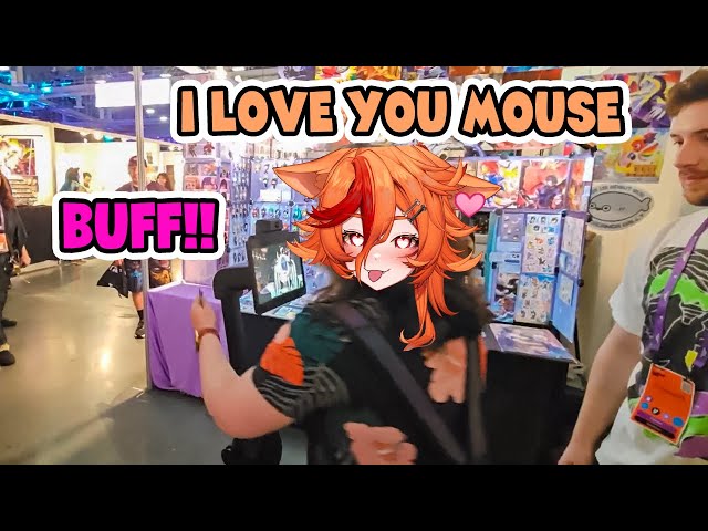 IRL BuffPup Hugs Ironmouse For The First Time...