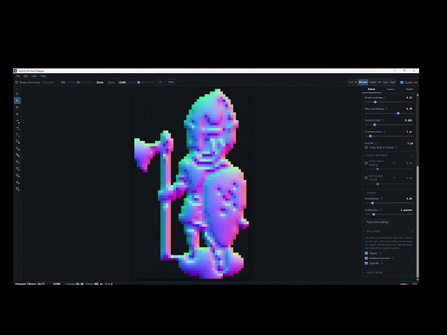 Create 2D Sprite Normal Maps for Unity, Godot, & Unreal Engine | Totally Normal Mapper - Housecarl