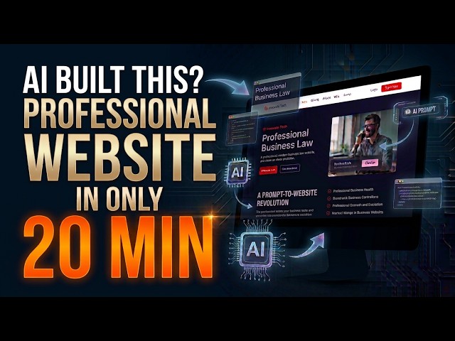 I Built a Professional Website Using AI in 20 Minutes | AI Web Development | GIGZ AI Web Lab