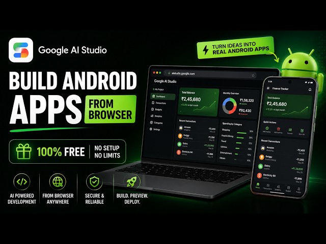 Google’s FREE AI Tool Can Build Android Apps From Your Browser!