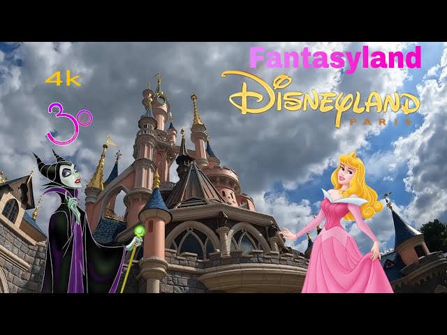 🧚‍♂️Fantasyland Disneyland Paris Disneyland World Trotter 4K🧞‍♂️