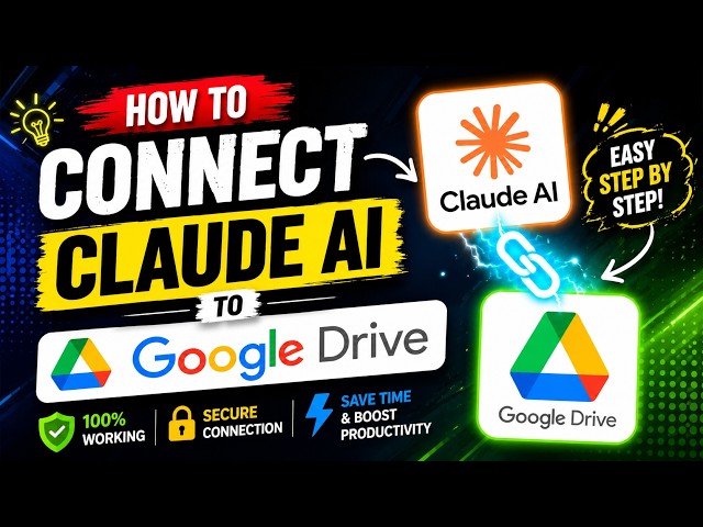 How to Connect Claude AI to Google Drive 🤯 | Access & Analyze Your Files with AI.