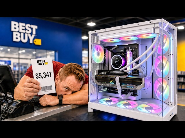 I Built a Gaming PC Using ONLY the Top Items from Best Buy!