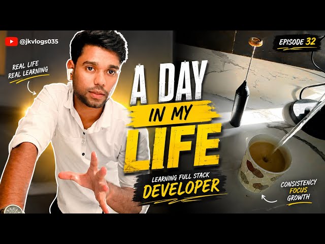 A Day in My Life as a Full Stack Developer 💻☕ | Office Routine, Coding & Cooking Vlog