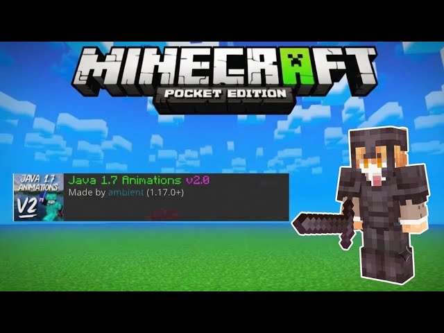 🔥 Java 1.7 Animation for MCPE 1.26+ | Smooth & Classic Animations!