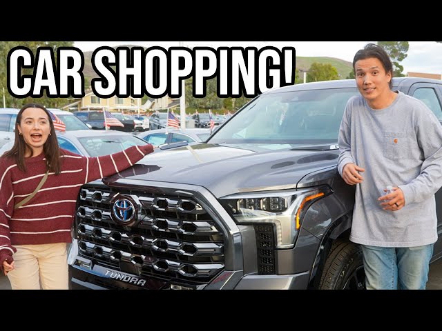 Our First Time CAR SHOPPING Together!