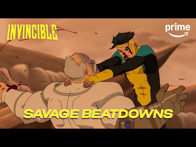 Invincible’s Most Brutal Beatdowns | Invincible Season 4 | Prime Video