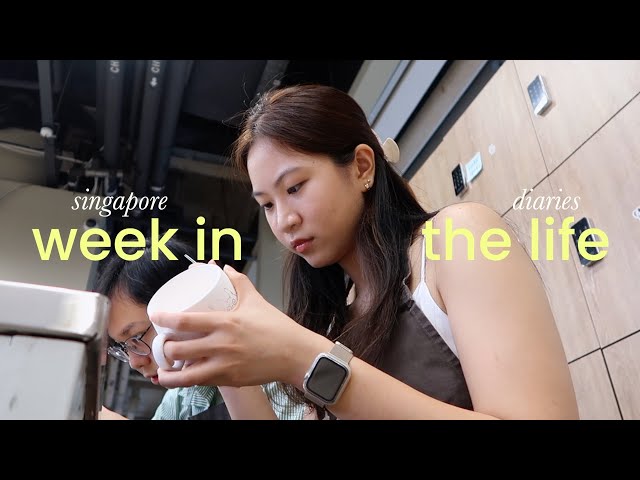 week in the life in singapore | office days, getting an internship offer, pottery painting