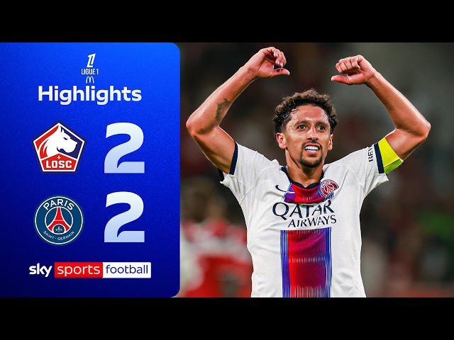 PSG score TWO in injury-time to snatch draw! | Lille 2-2 PSG | Ligue 1 Highlights