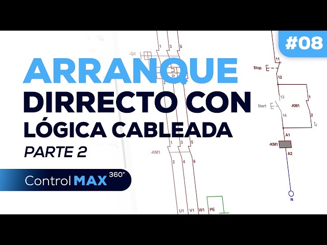 Direct-on-line starting with hardwired logic: COMPLETE simulation — Part 2