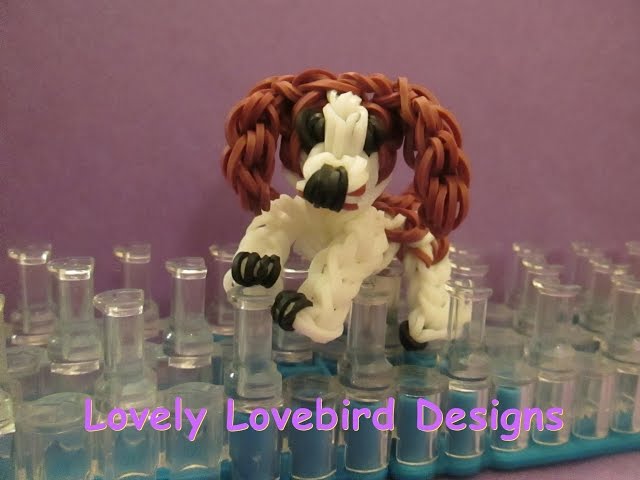 Rainbow Loom English Springer Spaniel 3-D Charm.