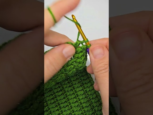 My Grandma🧶💚Showed Me This Amazing Crochet Technique | I Loved It at First Sight.