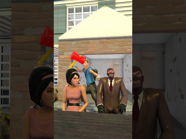 Scout's plan to take down the Spy failed #memes #funny