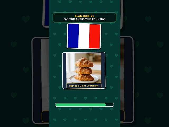 Guess the Country by its Flag and Food! Part 3 🚩🍜 #shorts