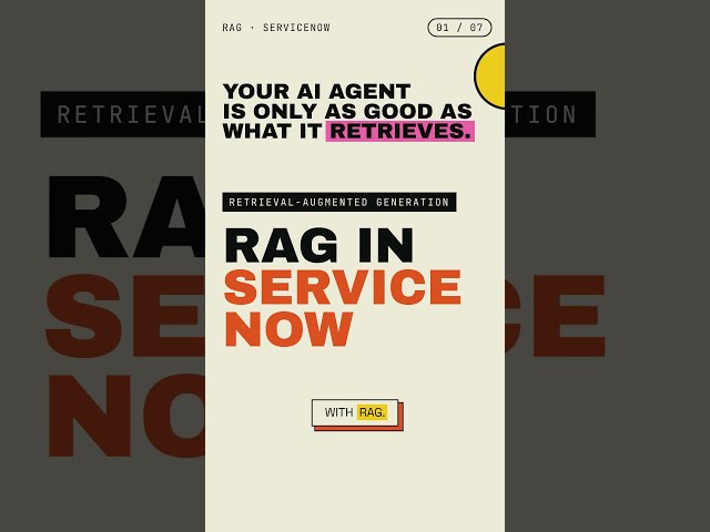 What is Rag and how to do it effectively? #ailearning #servicenow