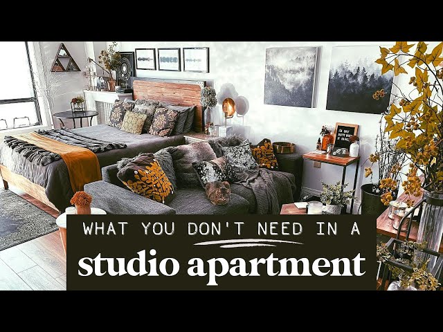 5 Things You DON'T NEED in Your Studio Apartment Layout
