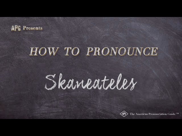 How to Pronounce Skaneateles (Real Life Examples!)