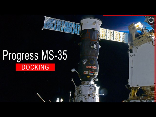 DOCKING! Roscosmos MS-35 Docking to ISS