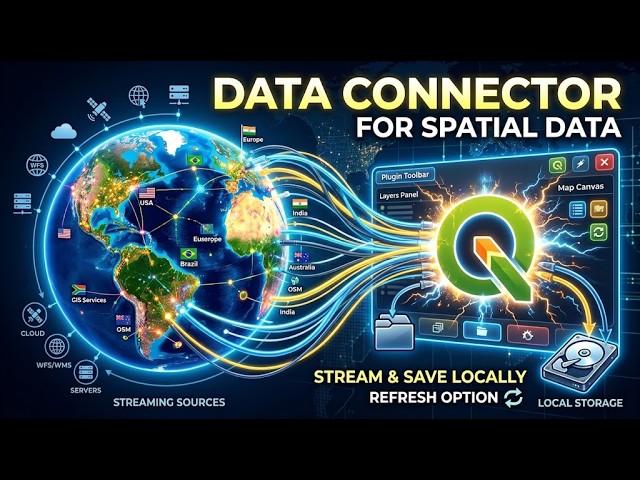 CeethreedeeQtools - Data Connector - Save Streaming Spatial data and refresh it later...
