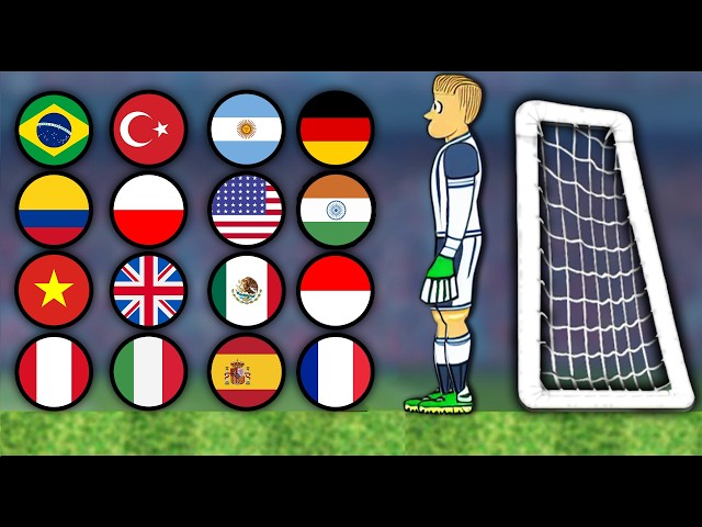 BEAT THE KEEPER | Marble Soccer Race Tournament