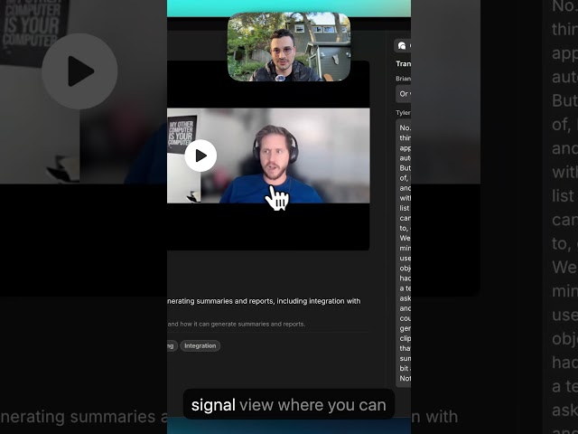 Process Thousands of Customer + Team Data : Signals BuildBetter.ai