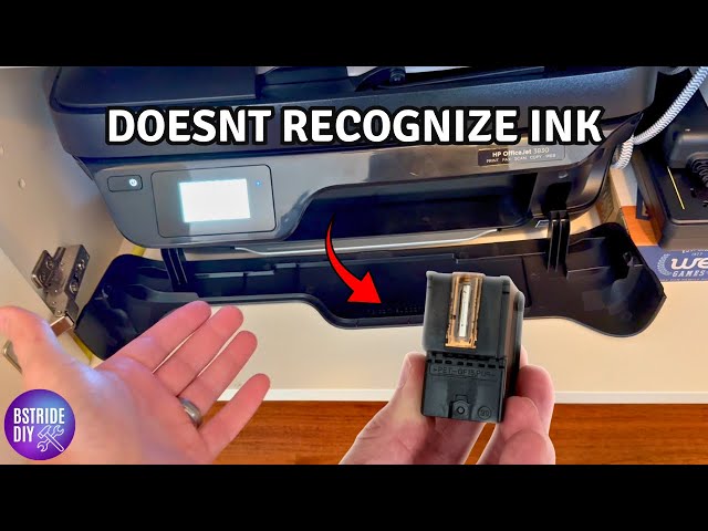 HP Printer Not Recognizing Ink Cartridges? Fixed. 