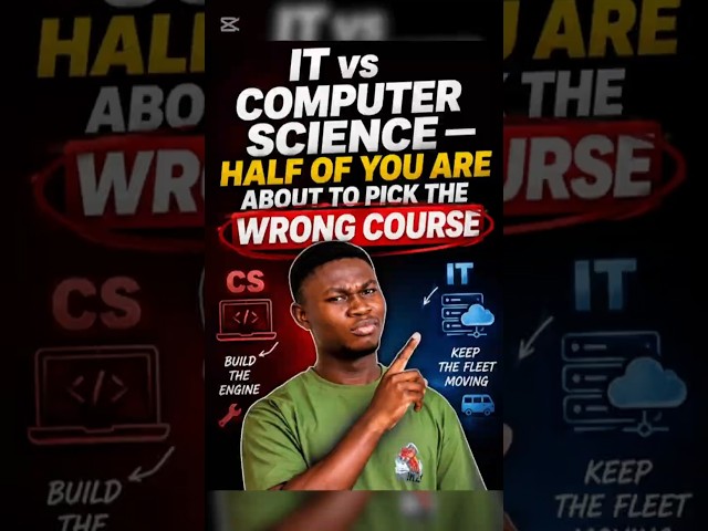 You love coding so you chose Computer Science? Watch this before you submit that form.