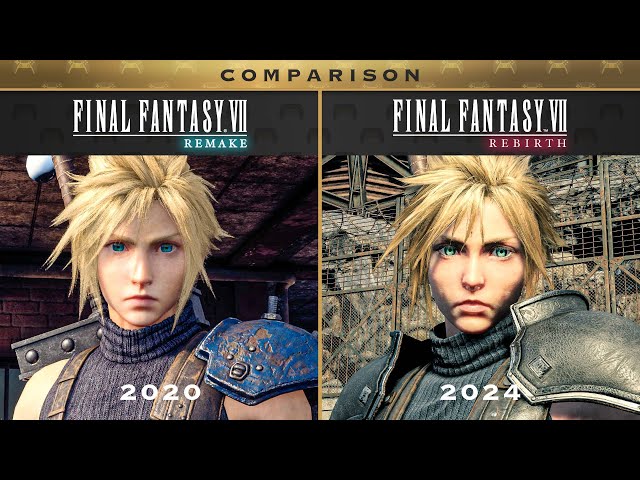 Final Fantasy VII Rebirth 🆚 Remake ❯ Comparison - Graphics & Combat | PS5 Gameplay