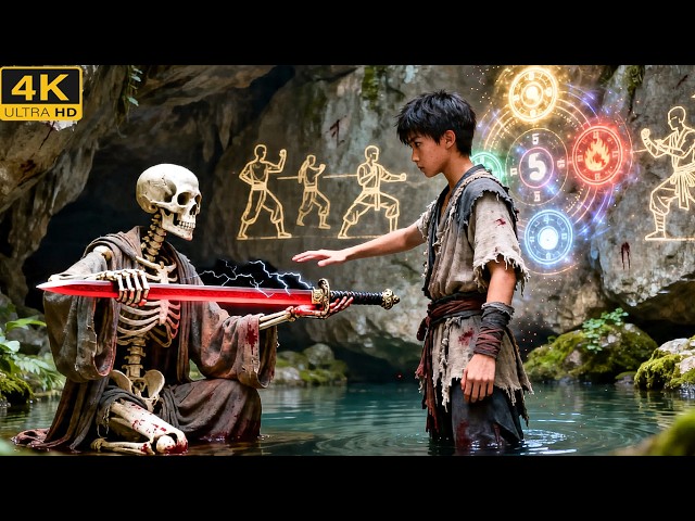 Useless guy trapped in a cave—accidentally masters Five Elements, pulls a millennia sword!