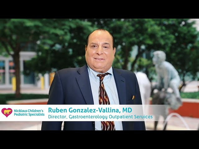 Meet Dr. Ruben Gonzalez Vallina - The Division of Gastroenterology at Nicklaus Children's Hospital