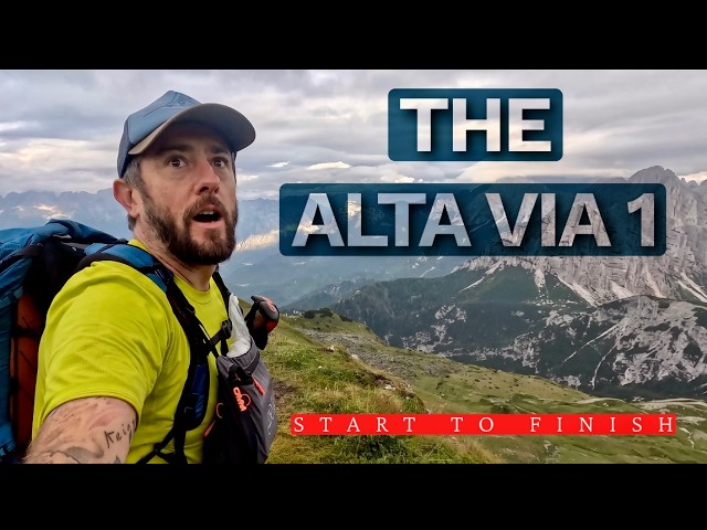 Hiking and Wild Camping 120km Through the Italian Dolomites - A 5 Day Guide for the Alta Via 1
