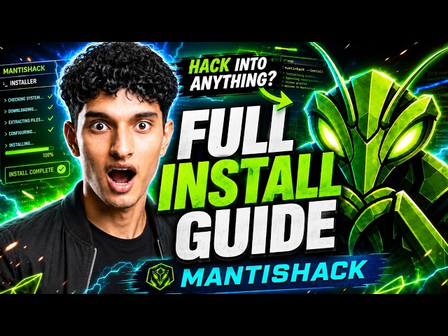 Mantishack Installation full guide (Hack into anything using AI)