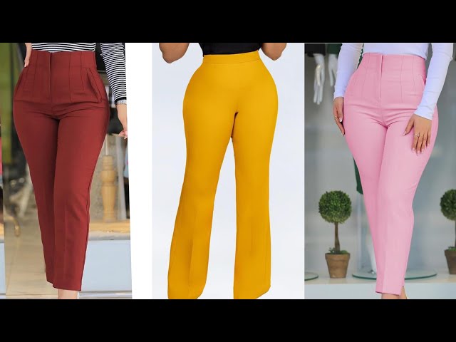 How to Sew a Fitted Female Pant with Back Zipper