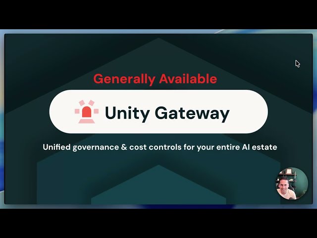 Unity AI Gateway: Govern Every Model and Cap AI spend from one place