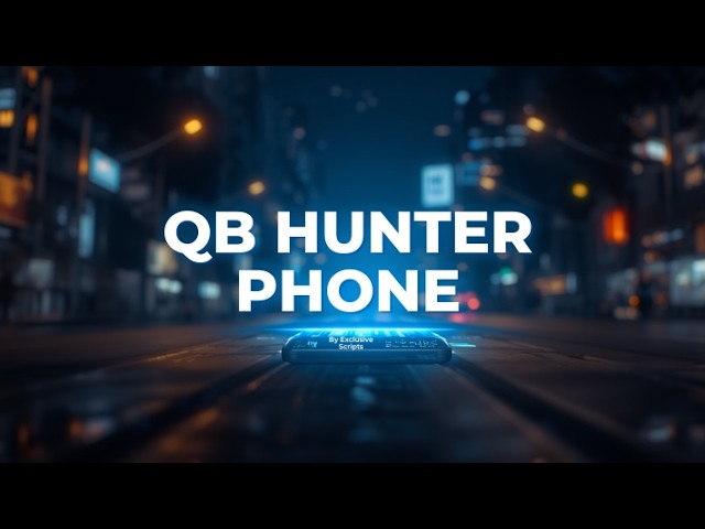 QB Hunter Phone - FiveM Script | QBCore Framework | FREE DOWNLOAD
