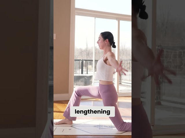 Proper LOW LUNGE form - yoga pose tutorial