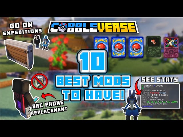 10 BEST Mods to Add to Your Cobbleverse/Cobblemon Experience!