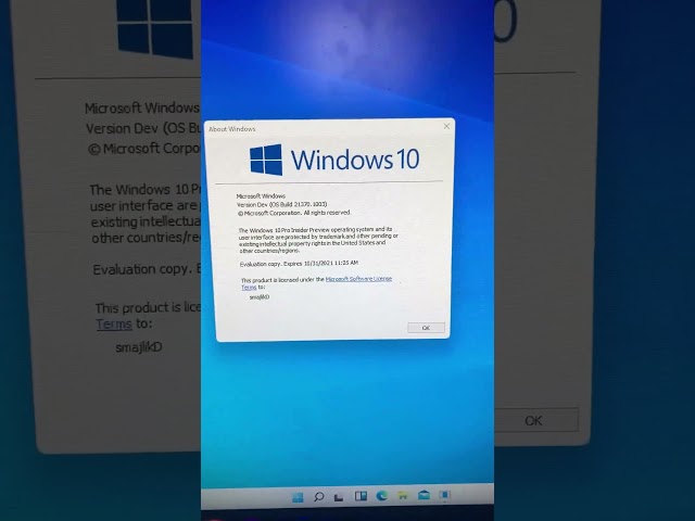 First prototype build of windows 11 was crazy