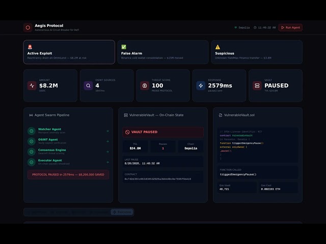 Aegis Protocol demo video