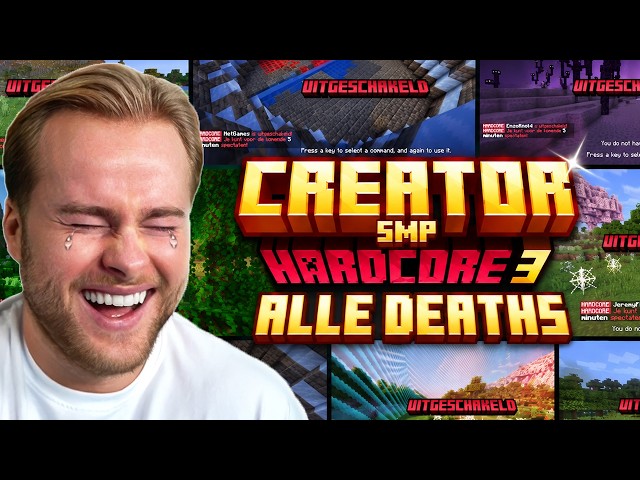 REACTING TO ALL CREATORSMP HARDCORE 3 DEATHS!