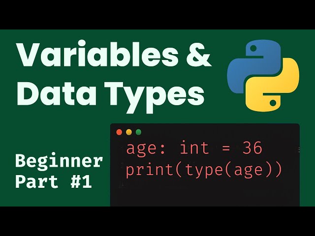 Python Variables Explained - From Zero to Hero | int, float, string, boolean, type casting