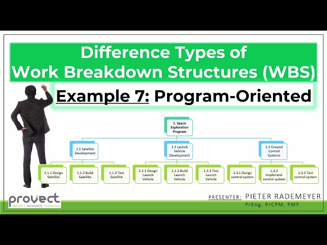 Example 7 Program-Oriented WBS Organogram