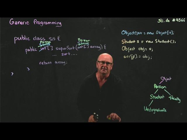 Java 3 Introduction to Generic Programming
