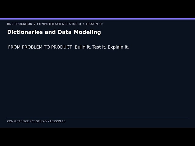 Dictionaries in Python — Model Real Data Without Getting Lost | 07/41