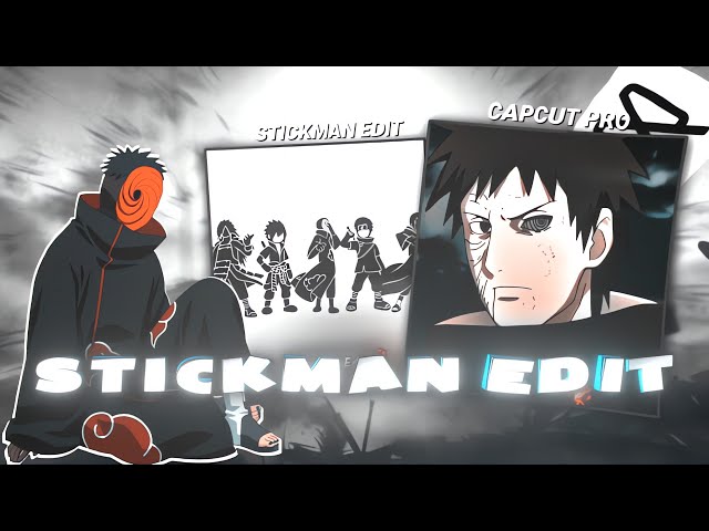 Capcut trending stick man edit tutorial | #capcutedit #capcut #capcuttutorial #viralvideo #anime